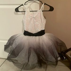 Beautiful Black and White ballet costume or party dress!